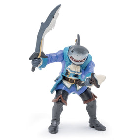 Figurine Pirate mutant requin Papo en PVC, Collection Pirates et corsaires, jouet éducatif idéal pour enfants