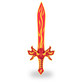 Epée de feu Papo en MOUSSE EVA, Adaptée aux enfants, jouet éducatif idéal pour enfants