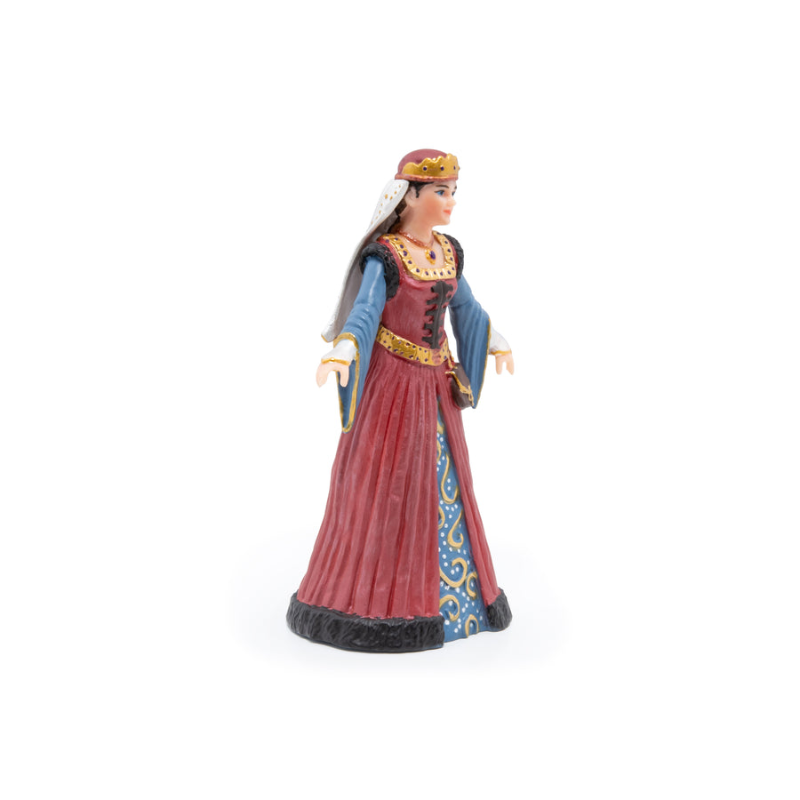 Reine médiévale Papo en PVC, Collection Médiéval, jouet éducatif idéal pour enfants et collectionneurs