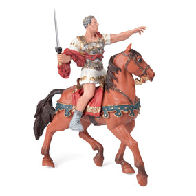 Cheval de César Papo en PVC, Collection Personnage historiques, jouet éducatif idéal pour enfants et collectionneurs