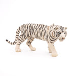 Figurine Tigre blanc Papo en PVC, thème félins, Collection Animaux sauvages, jouet éducatif idéal pour enfants et collectionneurs