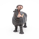 Figurine Hippopotame Papo en PVC, thème savane, Collection Animaux sauvages, jouet éducatif idéal pour enfants et collectionneurs