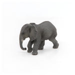 Figurine Jeune éléphant d'Afrique Papo en PVC, thème savane, Collection Animaux sauvages, jouet éducatif idéal pour enfants et collectionneurs