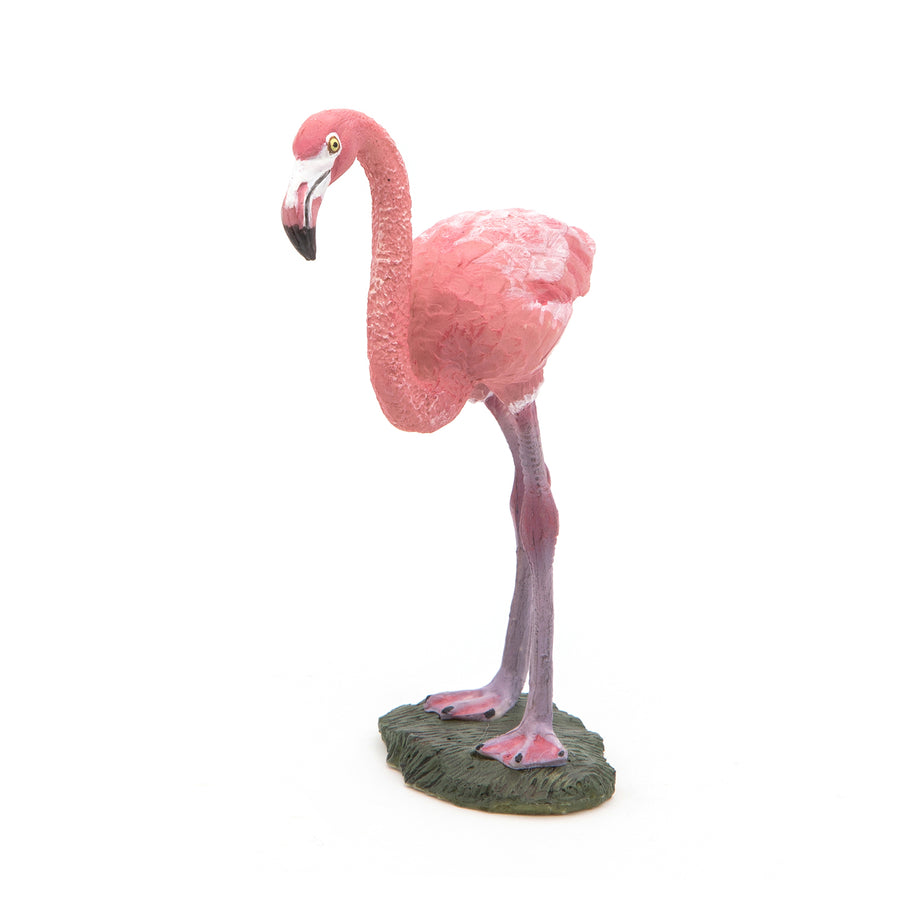 Figurine Flamant rose Papo en PVC, thème oiseaux, Collection Animaux sauvages, jouet éducatif idéal pour enfants et collectionneurs