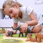 Figurine Éléphant Papo en PVC, thème savane, Collection Animaux sauvages, jouet éducatif idéal pour enfants et collectionneurs