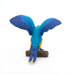 Figurine Perroquet Ara bleu Papo en PVC, thème oiseaux, Collection Animaux sauvages, jouet éducatif idéal pour enfants et collectionneurs