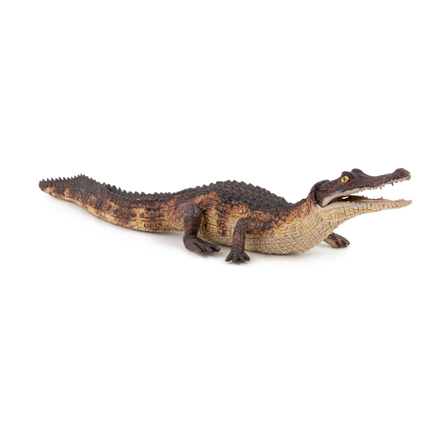 Figurine Caïman Papo en PVC, thème reptiles, Collection Animaux sauvages, jouet éducatif idéal pour enfants et collectionneurs