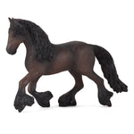 Cheval frison Papo en PVC, Collection chevaux, jouet éducatif idéal pour enfants et collectionneurs