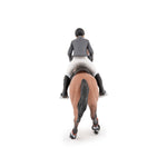 Figurine Cheval de concours et son cavalier Papo en PVC, Collection chevaux, jouet éducatif idéal pour enfants et collectionneurs