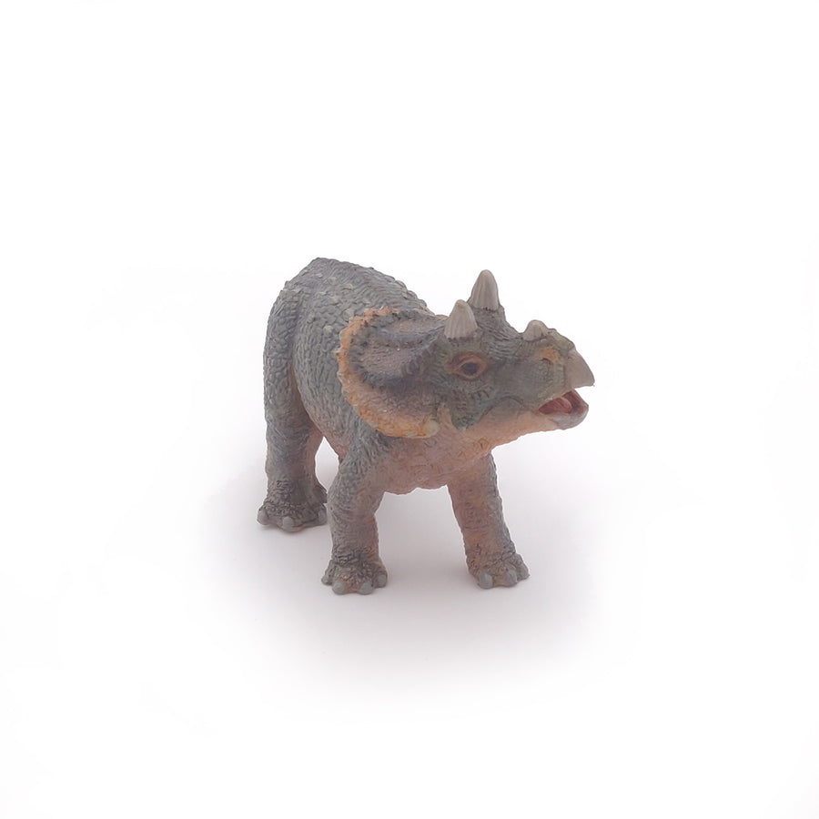 Jeune tricératops Papo en PVC, Collection Dinosaures, jouet éducatif idéal pour enfants et collectionneurs