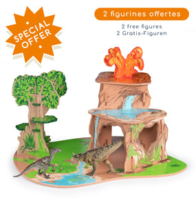 La Terre des dinosaures + 2 figurines offertes