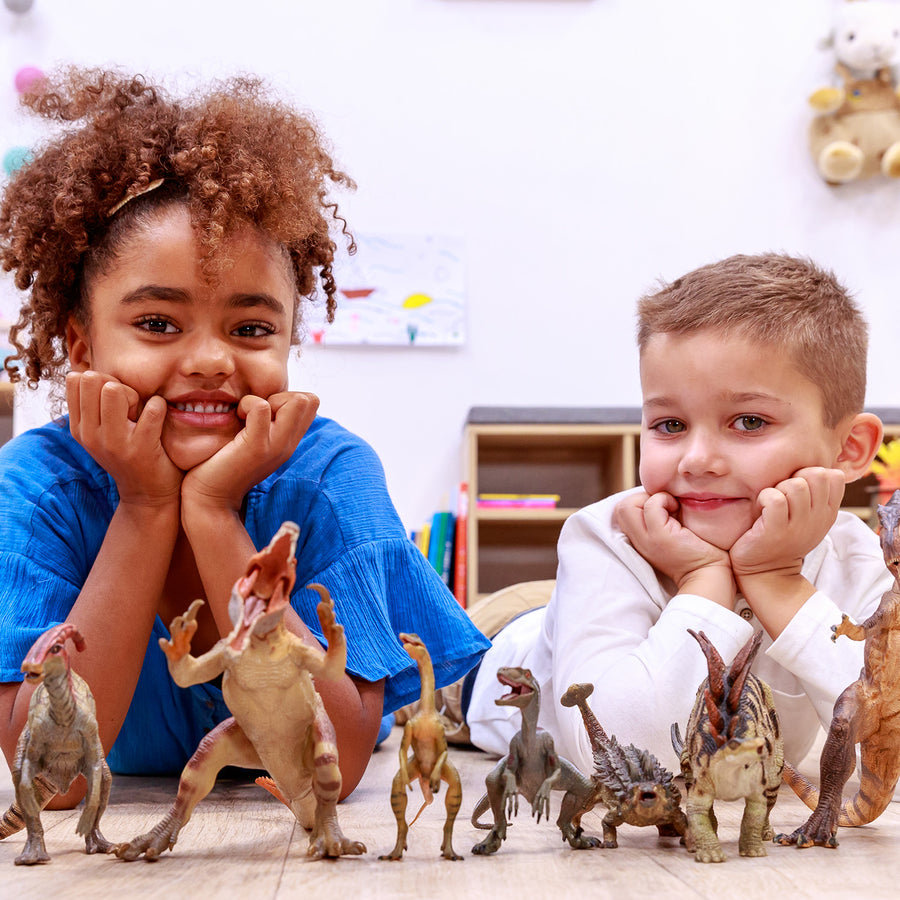 Stégosaure Papo en PVC, Collection Dinosaures, jouet éducatif idéal pour enfants et collectionneurs